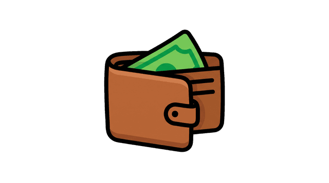 Wallet sticker