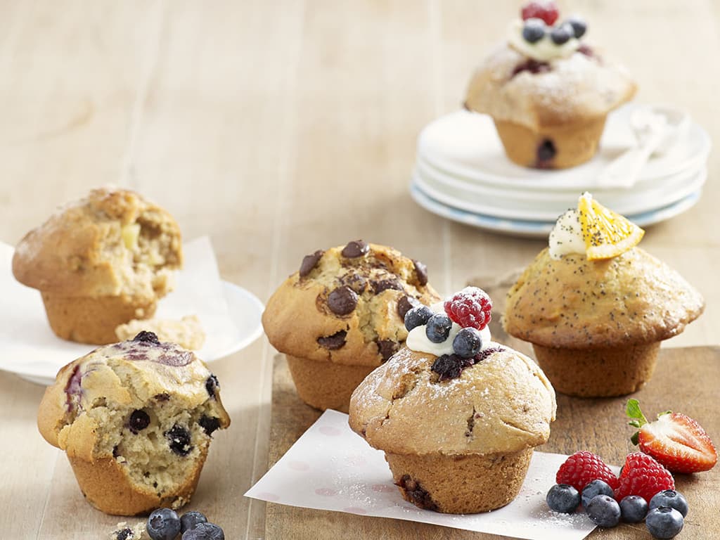 Fresh muffins and coffee at Muffin Break Milford