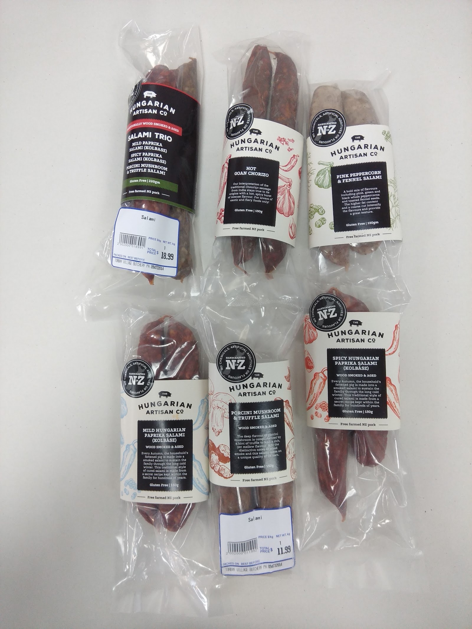 Packaged meats from Torbay Village Butchery