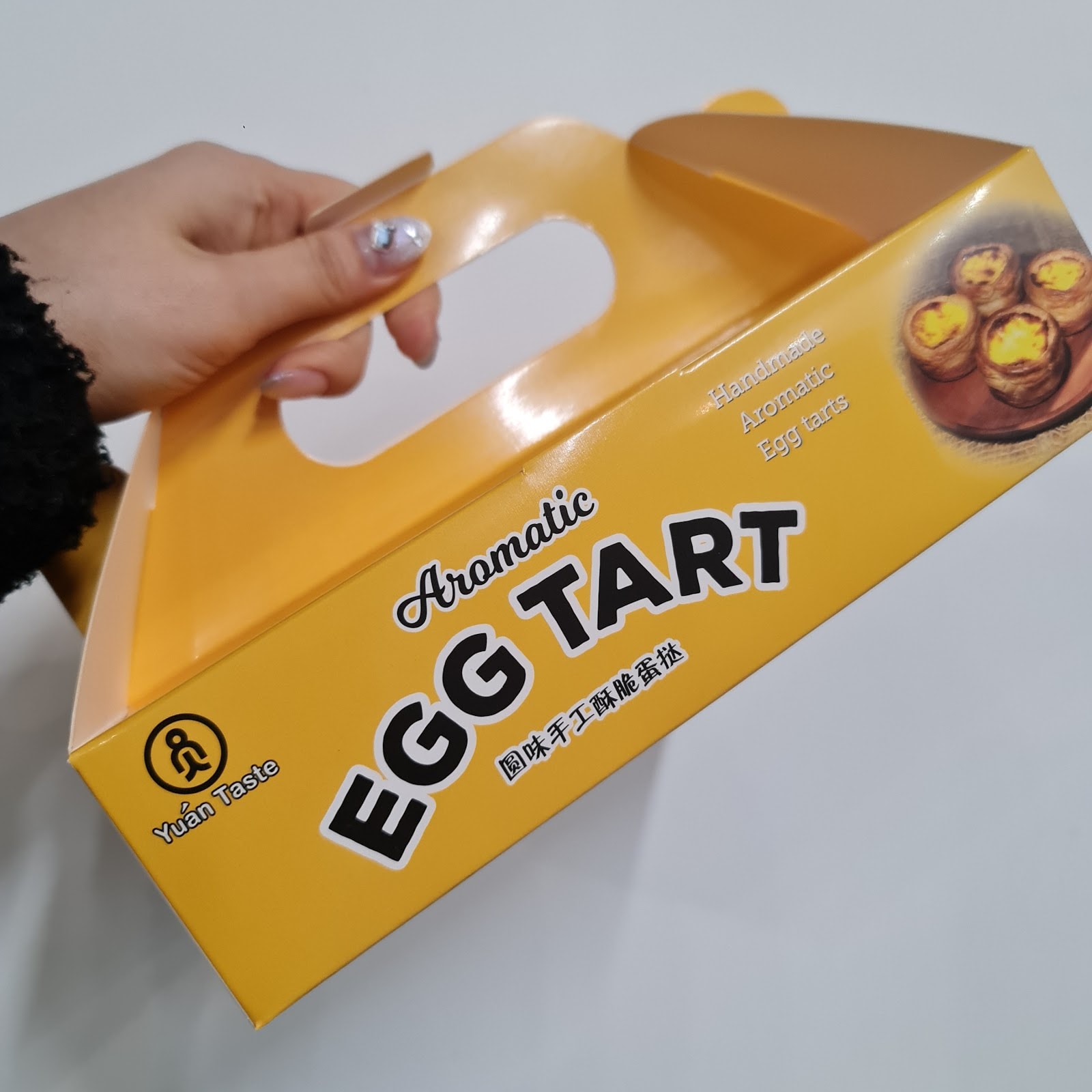 Egg tart at Yuan Taste
